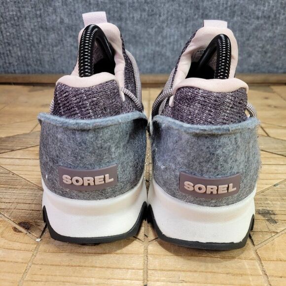 SOREL Kinetic Lace Women's 9.5 Knit Purple Sage Athletic‎ Shoe Comfort Running - Picture 6 of 11